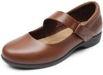 DREAM PAIRS Ballerinas Damen Bequeme Mary Jane | Komfort-Fu&szlig;bett, Gew&ouml;lbest&uuml;tze,
