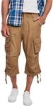 Brandit Herren Urban Legend 3/4-Cargo-Shorts, Sommer-Shorts aus Baumwolle | 3/4 Short