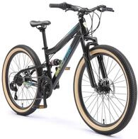 BIKESTAR Kinder Fahrrad Fully Mountainbike 21 Gang Shimano, Scheibenbremse ab 8...