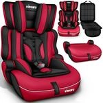 KIDUKU&reg; Kindersitz 9-36 kg (1-12 Jahre) mit Kindersitzunterlage - Autositz ECE