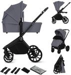LIONELO MIKA PLUS 2-in-1 Buggy 0-48 Monate bis 22 kg Babywanne bis 9 kg, R&uuml;ckenlehne