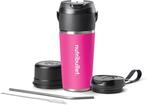 nutribullet Flip, Smoothie Mixer to go, 590 ml isolierter Edelstahl Thermobecher,