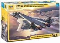 ZVEZDA 500787319-1:72 Sukhoi SU-57 - Plastikbausatz - Modellbausatz - Zusammenbauen -