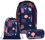 Satch Pack Schulrucksack Set 3tlg. inkl. Schlamperbox und Sportbeutel (Coral...