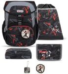 Belmil Maxi Schulranzen Set 5-teilig mit Brustgurt (405-83/AG/S) (Ninja Game)