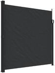 vidaXL Seitenmarkise Ausziehbar Schwarz 200x300 cm