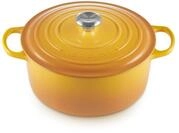 Le Creuset Signature Gusseisen-Br&auml;ter mit Deckel, &Oslash; 28 cm, Rund, F&uuml;r alle