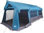 vidaXL Familienzelt mit Dach Polyester Campingzelt Outdoor-Zelt Wasserdichtes