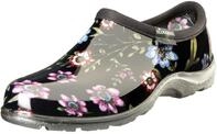 Sloggers Damen Gartenschuh Wasserdichter Komfortschuh, Ditsy Spring Black, 38 EU