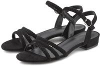 Lascana Damen Sandale schwarz 43