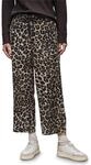 Street One Style LTD QR Emee Print HW Wide Leg Black 34