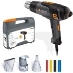 Steinel Hei&szlig;luftpistole HM 2120 E Set, inkl. D&uuml;sen und Schrumpfschl&auml;uche,...