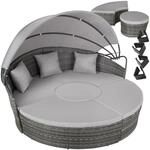 tectake&reg; Lounge Muschel Sonneninsel Outdoor wetterfest, Gartenmuschel,...
