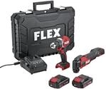 FLEX Aktion DUOpack Akku-Bohrschrauber DD LD+MT 18-ECTC/2.5 Set (Ma&szlig;e 480 x 340 x