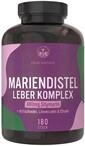 Mariendistel Leber Komplex Kapseln - 180 Kapseln mit 480mg Silymarin | mit