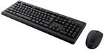 Trust Primo Kabellose Tastatur und Maus, Schwarz, Monochrom, Englisch, US, QWERTY US