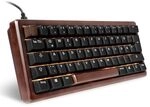 Sharkoon Skiller SGk50 S4 Wood, PBT, RGB Gaming Keyboard, 60% DE-Layout