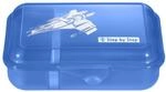 Step by Step Lunchbox &bdquo;Starship Galactus, blau, mit Trennwand und Klickverschluss,