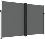 vidaXL Seitenmarkise Ausziehbar Anthrazit 220x1000 cm