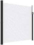 vidaXL Seitenmarkise Ausziehbar Wei&szlig; 200x600 cm