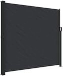 vidaXL Seitenmarkise Ausziehbar Schwarz 180x300 cm
