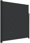 vidaXL Seitenmarkise Ausziehbar Schwarz 220x600 cm