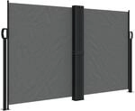 vidaXL Seitenmarkise Ausziehbar Anthrazit 140x600 cm