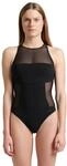 ARENA Damen Badeanzug MESH Panels Black 42