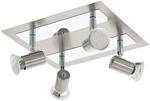 EGLO LED Deckenlampe Rottelo, 4 flammige Deckenleuchte, Deckenstrahler aus Metall,
