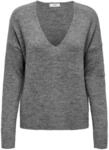 JdY Damen Jdyelanora L/S V-neck Pullo. Knt Noos Strickpullover, Dark Grey...