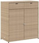 vidaXL Gartenschrank, Ger&auml;teschrank mit viel Stauraum, Beistellschrank Schrank...