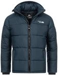 Arctic Seven Herren Winter Stepp Jacke gesteppte Winterjacke warm Kapuze AS-333