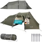 Skandika Trekkingzelt Oteren/Vatn | Camping Zelt f&uuml;r 2-3 Personen, Ultraleicht,