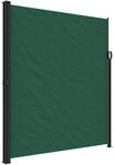 vidaXL Seitenmarkise Ausziehbar Dunkelgr&uuml;n 220x500 cm