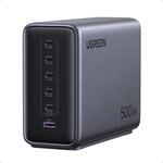 UGREEN Nexode 500W USB C Ladeger&auml;t 6-Port Netzteil GaN Ladestation PD 3.1 Desktop