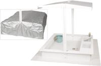 WONDERMAKE&reg; Design Sandkasten mit Matschk&uuml;che, Dach, Abdeckung Oxford 420D,