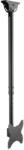 Techly ICA-CPLB-922L Teleskop Deckenhalterung f&uuml;r 1LCD TV 23"-42" Arm lang Schwarz