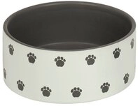 Nobby Hunde Keramiknapf PATA Creme-grau &Oslash;18 x 7 cm / 1,10 l