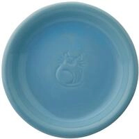 Nobby Katzen Keramik Milchschale, hellblau, &Oslash;14 x 2 cm, 0,1 ltr.