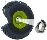 TRUTZHOLM Sackkarrenrad Vollgummi 260x85 mm 3.00-4 PU Sackkarre Ersatzrad Rad...