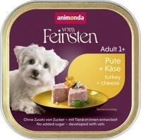 animonda vom Feinsten Hundefutter nass mit Pute + K&auml;se (22 x 150g) | getreidefreies