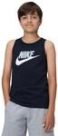 Nike Unisex Kinder Sportswear Tanktop F&uuml;r T-Shirt (&auml;ltere, Schwarz, 14-15 Jahre EU