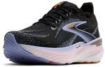 Brooks Damen Glycerin Gts 22 Sneaker, Black Blue Heron Orange, 40.5 EU