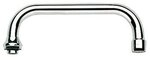 GROHE U- Auslauf (f&uuml;r K&uuml;chen-Wandbatterien, 1/2", Auslauf mit Mousseur, Ausladung