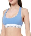 Calvin Klein Damen Bralette, Blau (Glacier), 62