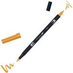 Tombow ABT-933 Fasermaler Dual Brush Pen mit zwei Spitzen, orange