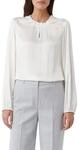 Comma Satinierte Bluse mit Raffung