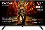 DYON ULTIMAX 32H-TI-W - 32 Zoll (80 cm) HD Smart TV mit Tizen OS, Triple Tuner