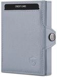 VON HEESEN Slim Wallet mit XL M&uuml;nzfach & RFID-Schutz - Mini Geldb&ouml;rse Herren &