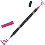 Tombow AB-T755 Fasermaler ABT Dual Brush Pen mit zwei Spitzen, rubine rot